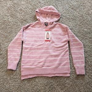Sweater Girls Size Medium M 10 12 New Pink Sweatshirt Chenille Pull On Hoodie